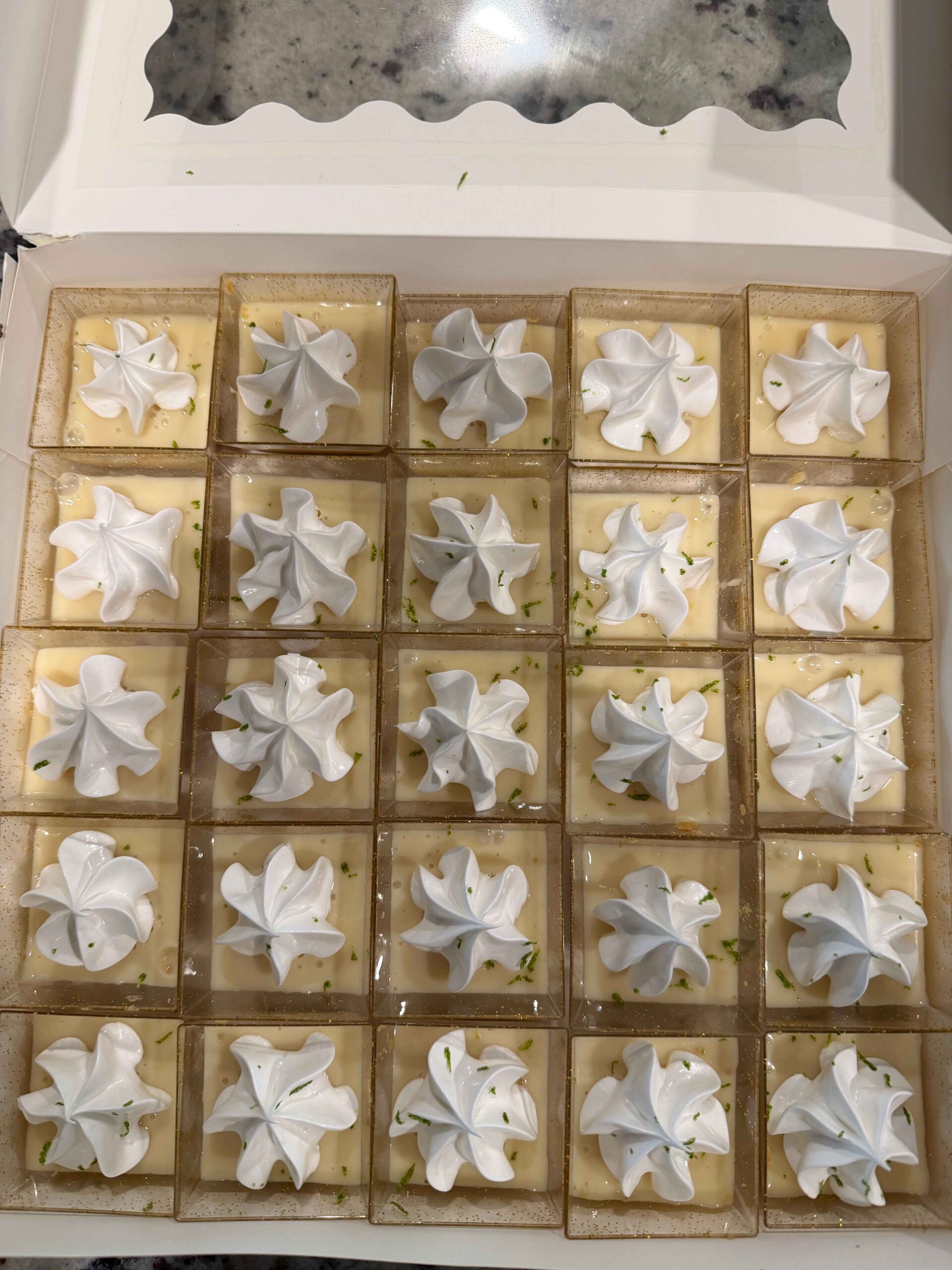 Mini Shots Pie de Limón